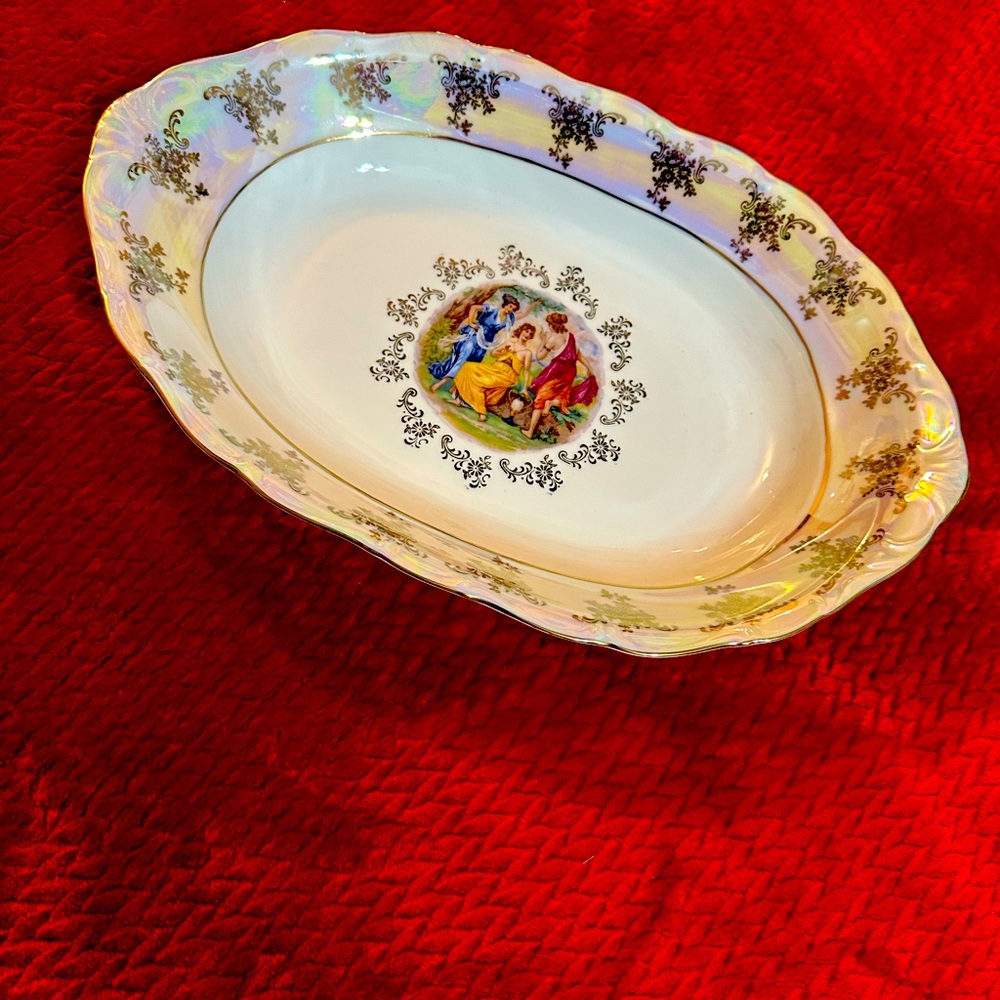 BOHEMIA MADE IN CZECH REPUBLIC SERVING PLATE